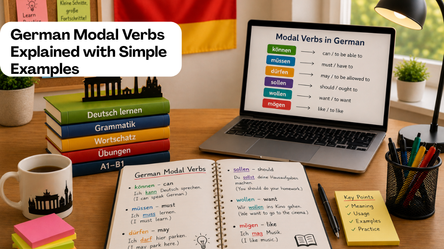 German Modal Verbs Explained with Simple Examples